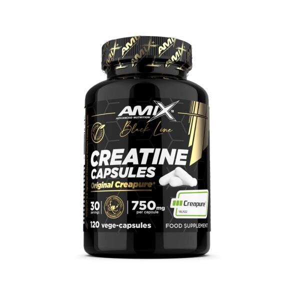 Creatine (creapure ) capsules - 120 vcaps de amix nutrition