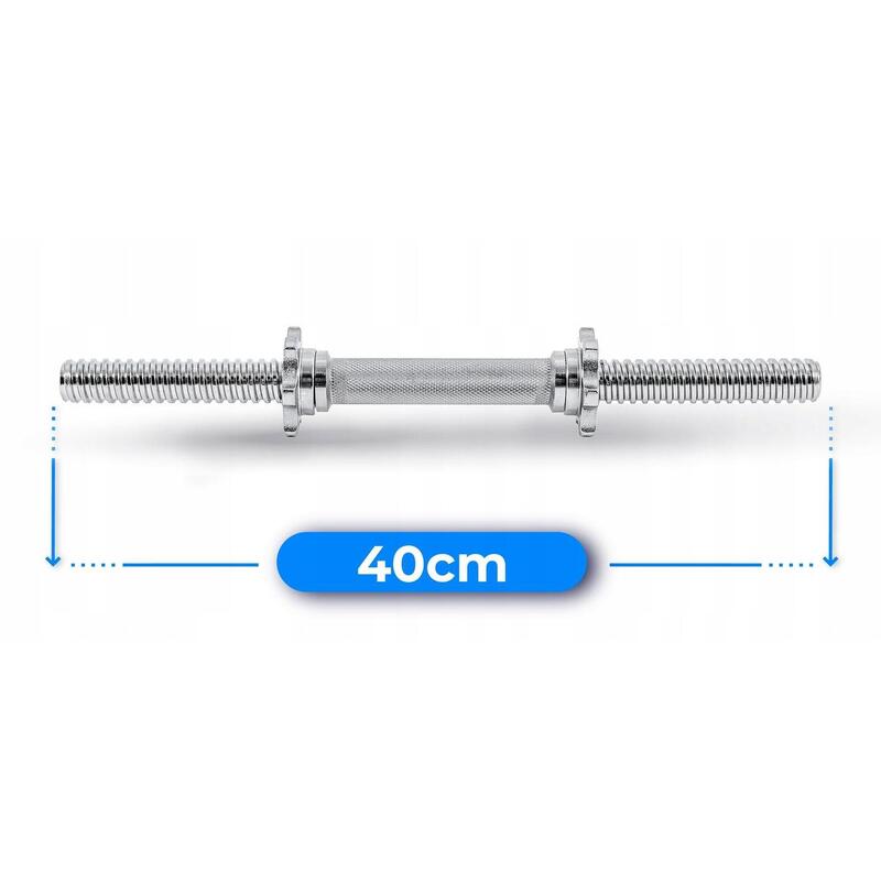 Gryf prosty śrubowany 40cm Thunder 30mm zaciski