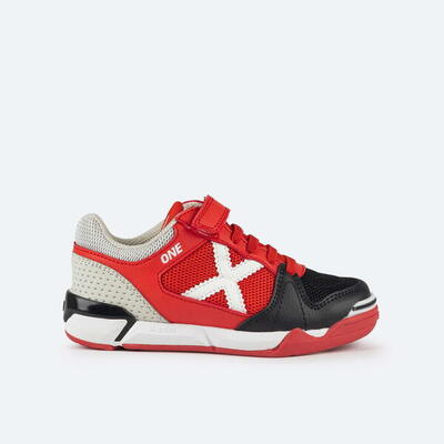 Zapatilla de fútbol sala MUNICH One Kid VCO rojo