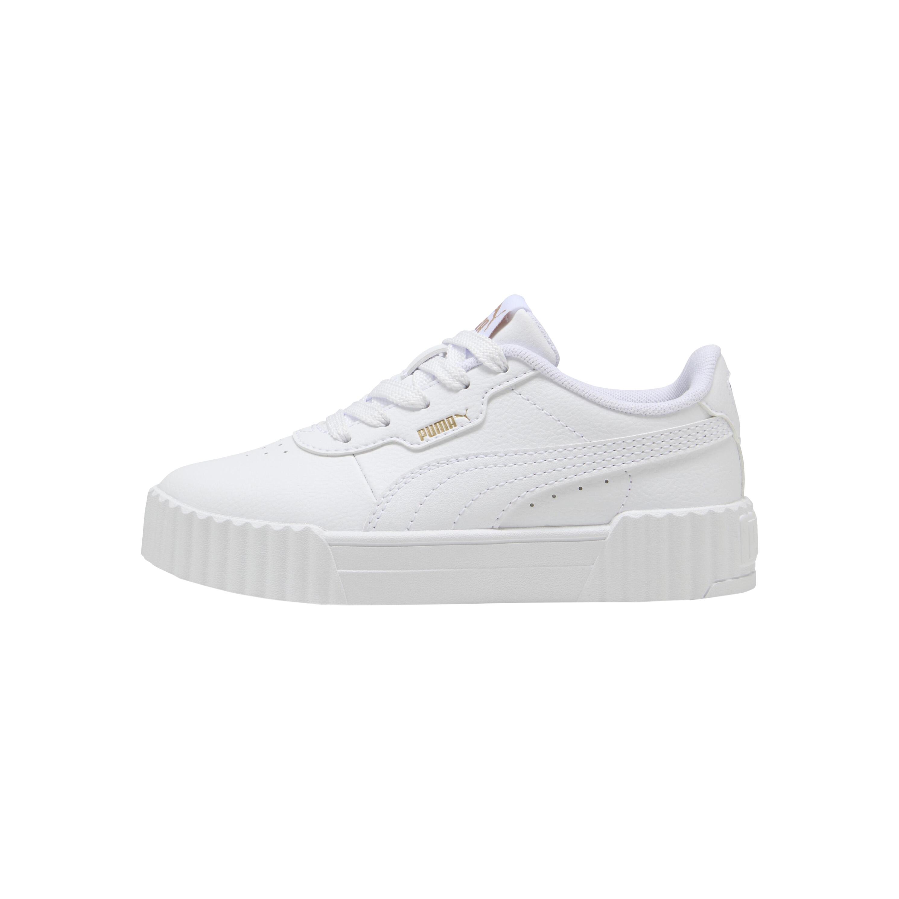 Puma - Basket Enfant À Lacets Puma Carina 3.0 Ps - Baskets - Blanc - 29 - Decathlon