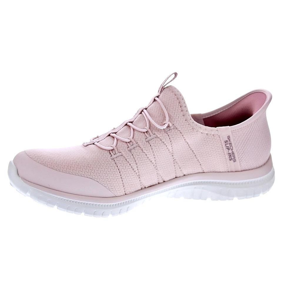 Turnschuh DAMEN Skechers Slip-ins Virtue Glow Gewebe ROSA 2/7