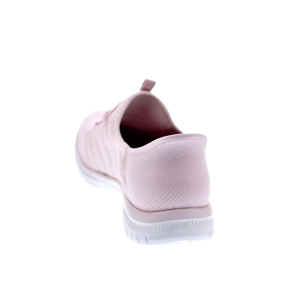 Turnschuh DAMEN Skechers Slip-ins Virtue Glow Gewebe ROSA 3/7