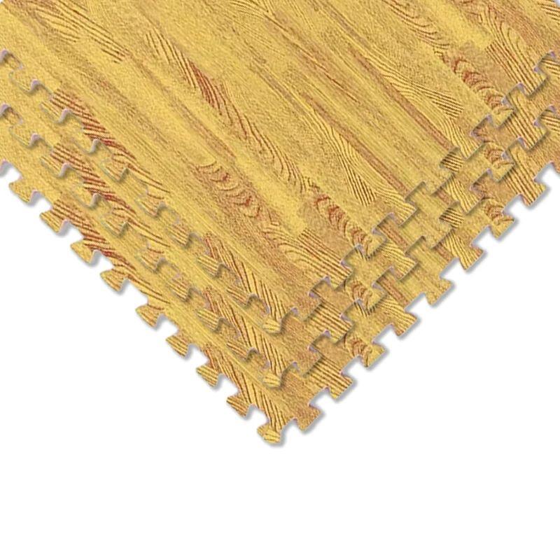 Suelo puzzle 32x32cm Pack 45 4,60m² Madera Gimnasio