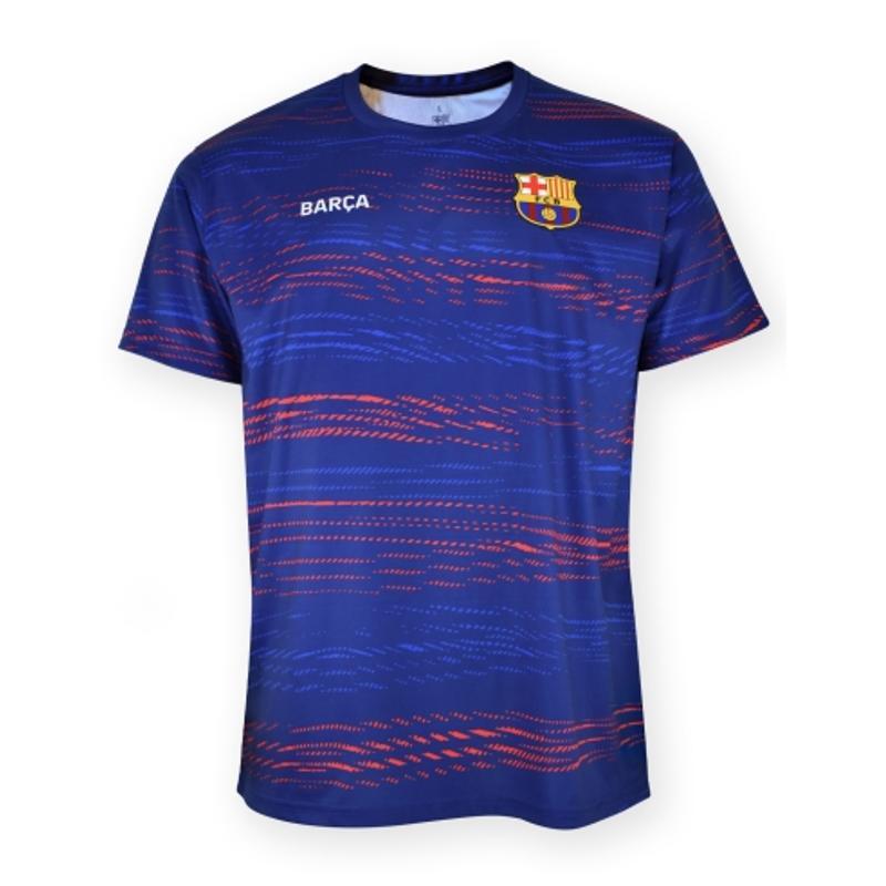 Oficjalna męska koszulka treningowa FC Barcelona — ciemnoniebieska (S)