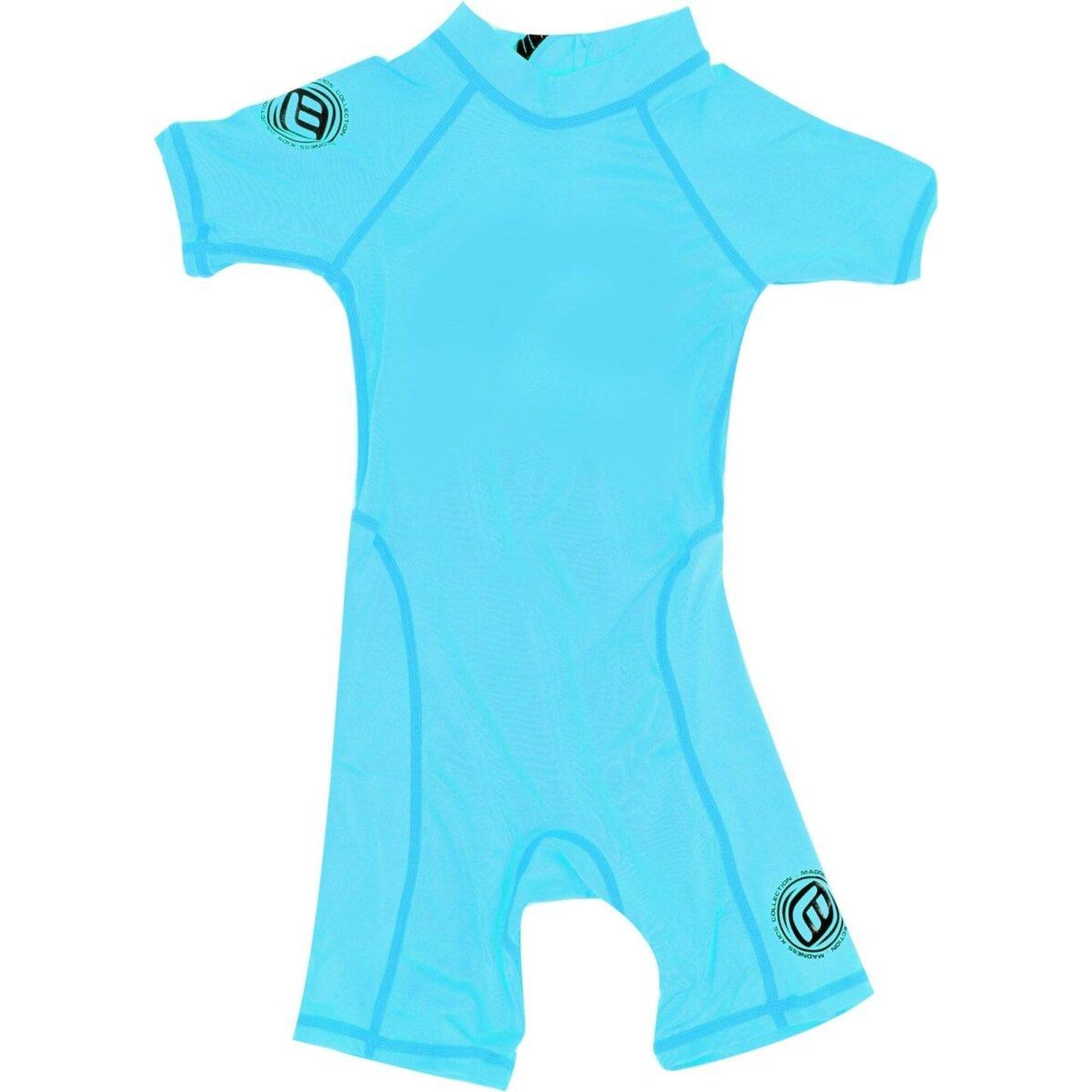 Mdns - Colorblock - Shorty S/s Upf 50 Lycra Surf Bébé - Sous Combinaison - Bleu - 40 M - Decathlon