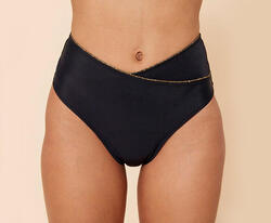 Bas de maillot Naïa menstruel Noir flux medium