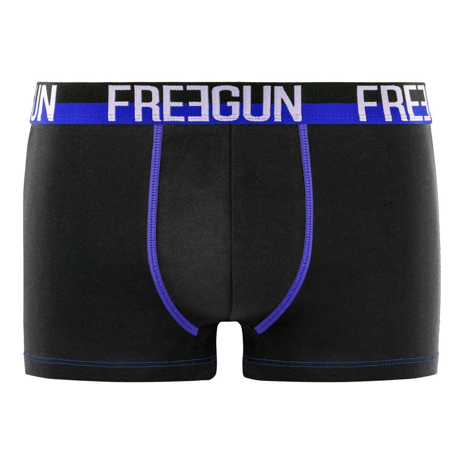 Lot de 4 boxers homme en coton Freegun 4/5