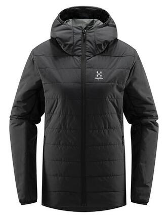 Doudoune Haglöfs Mimic Silver Hood Femme Pertex Quantum Schwarz XS