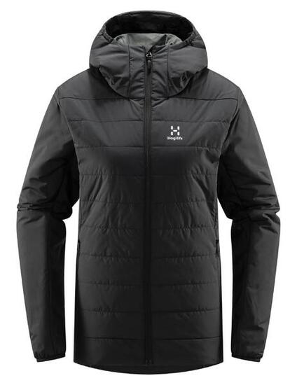 Doudoune Haglöfs Mimic Silver Hood Femme Pertex Quantum Schwarz XS