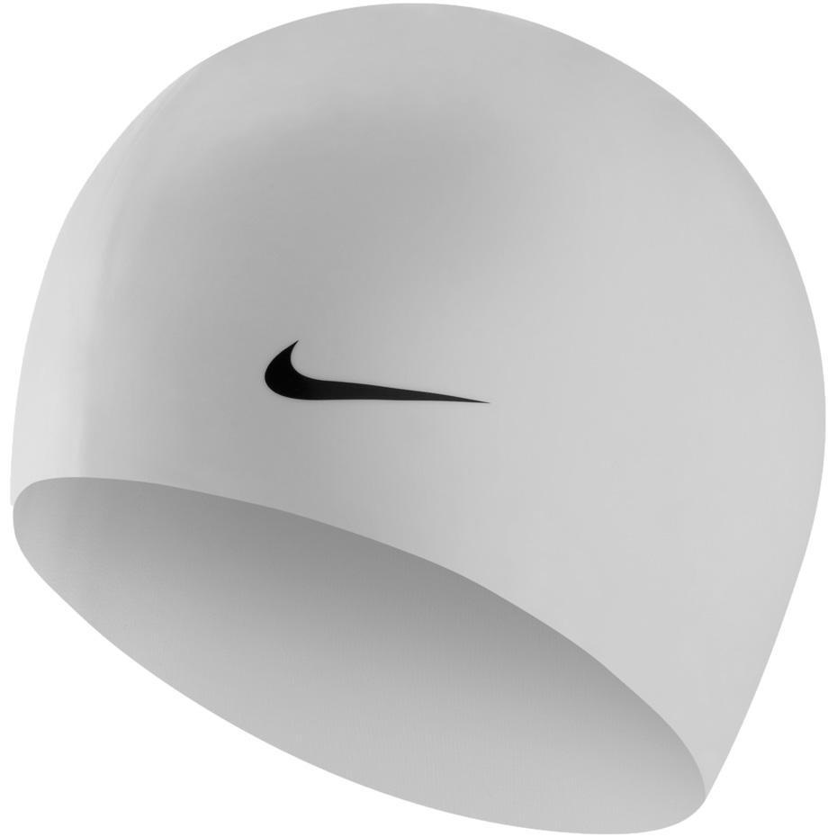 Silicone Swimming Cap (White)
