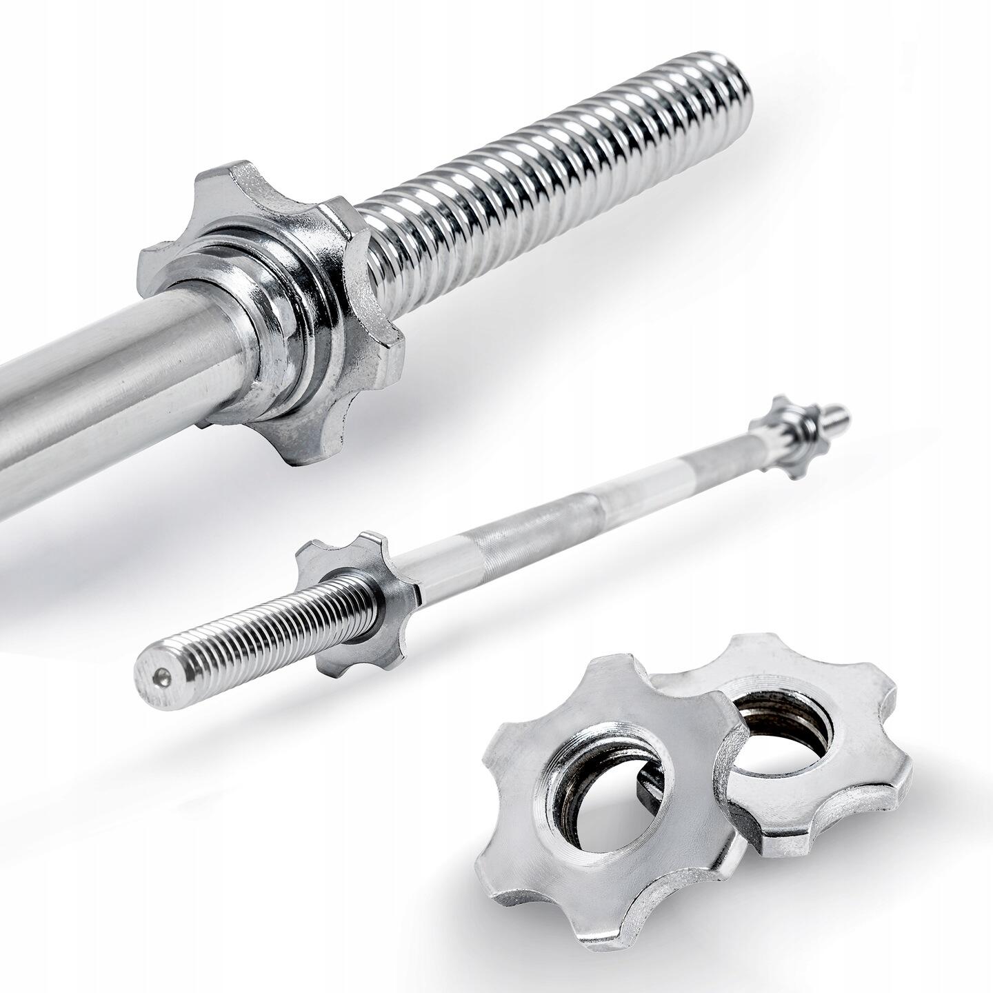 Barra reta rosqueada 120cm thunder 30mm com fechos