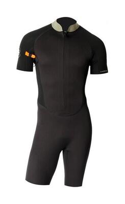 2/2 dual zip - shorty longe cote heren