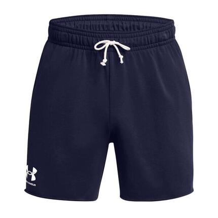 Under Armour Rival Terry 6 Herren Marine Kurze Hose