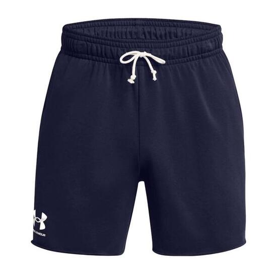 Under Armour Rival Terry 6 Herren Marine Kurze Hose