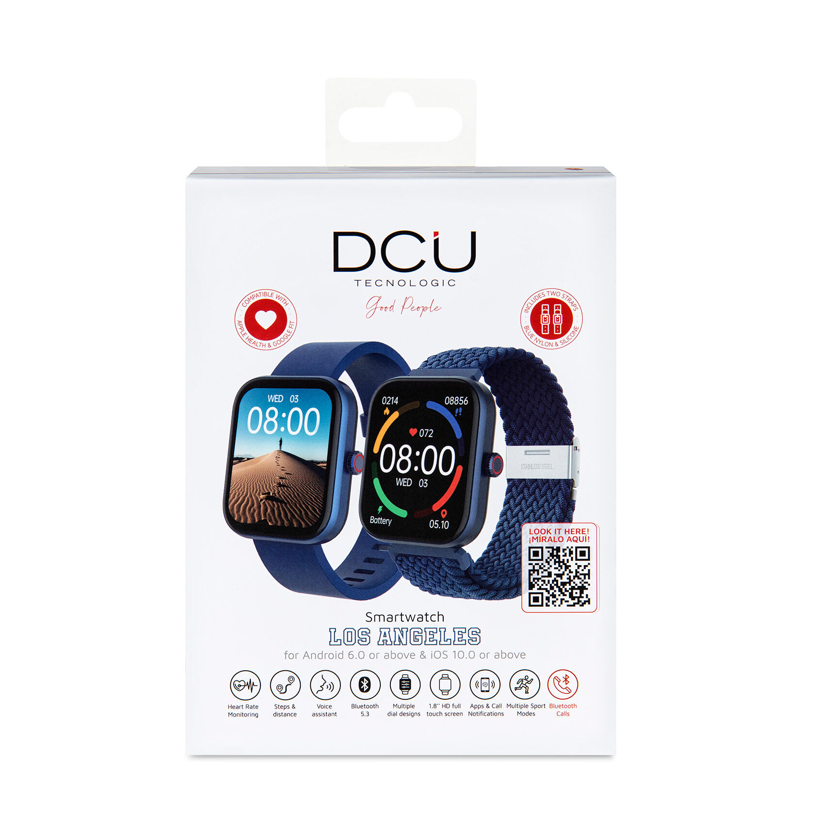 Montre intelligente DCU LOS ANGELES Bleu 3/5