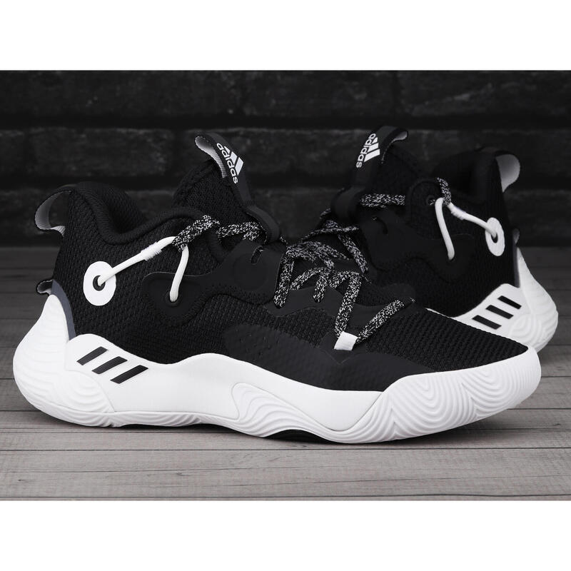 Pantofi de baschet adidas Harden Stepback 3.0 Negru și Alb