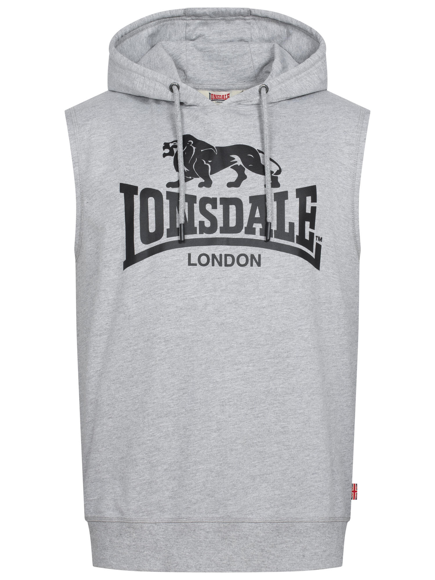 LONSDALE Herren ärmelloses Sweatshirt mit Kapuze normale Passform BIGNOR 2/6