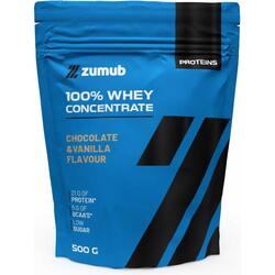 Zumub 100% Whey Concentrate 500 g - Chocolat-Vanille