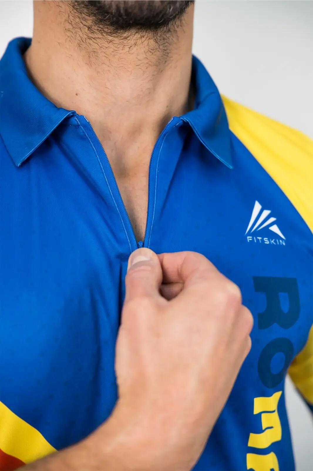 Tricou Polo Fitskin Romania Masculin 3/5