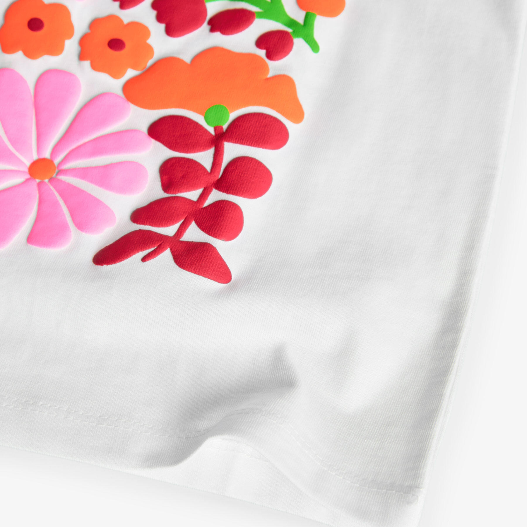Camiseta Natación Niña Boboli Blanco 4/4