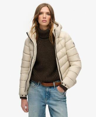 Damesjack met capuchon superdry fuji