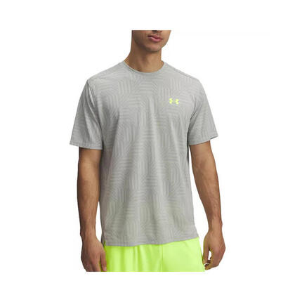 Camiseta Deportiva Naranja Hombre Under Armour UA Tech Geotessa
