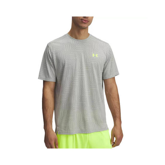 Camiseta Deportiva Naranja Hombre Under Armour UA Tech Geotessa