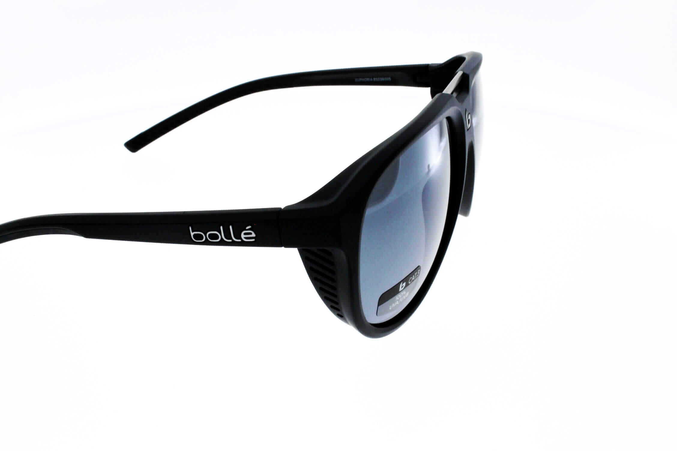 BOLLE 36005 Euphoria noir mat verre en indice 3 4/5