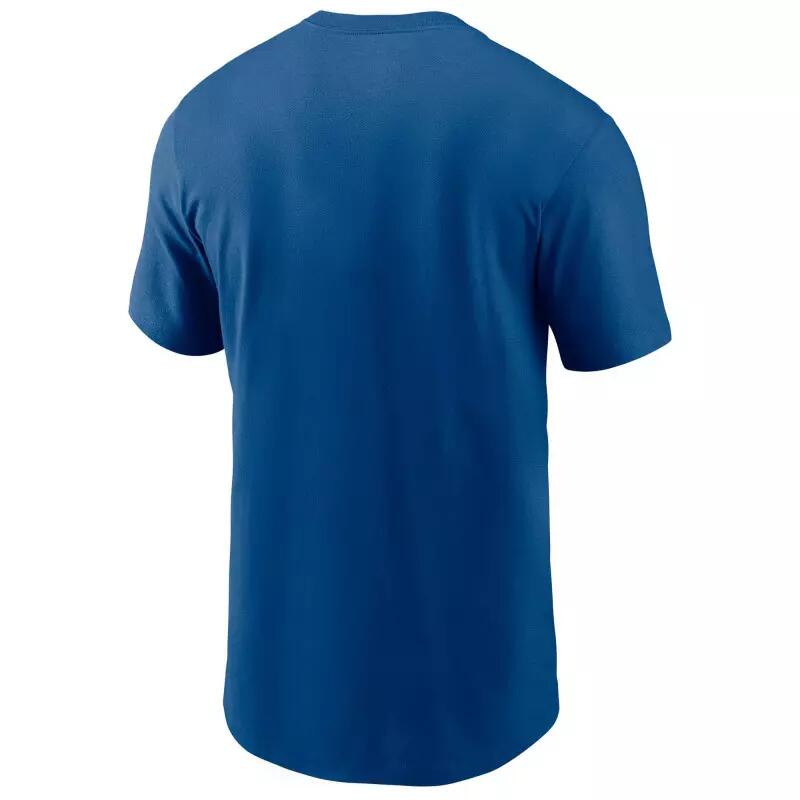 T-shirt NFL Indianapolis Colt Nike Logo Essential Bleu pour homme 2/2
