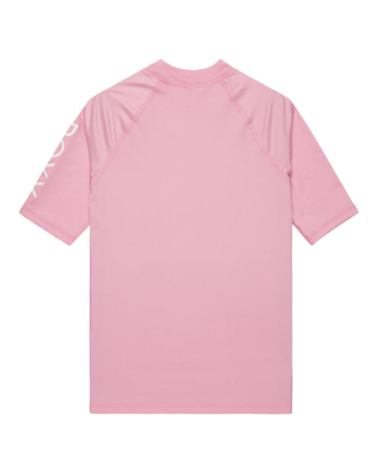 Koszulka rash vest z krótkim rękawem dla Dziewczynki WHOLEHEARTED Różowy