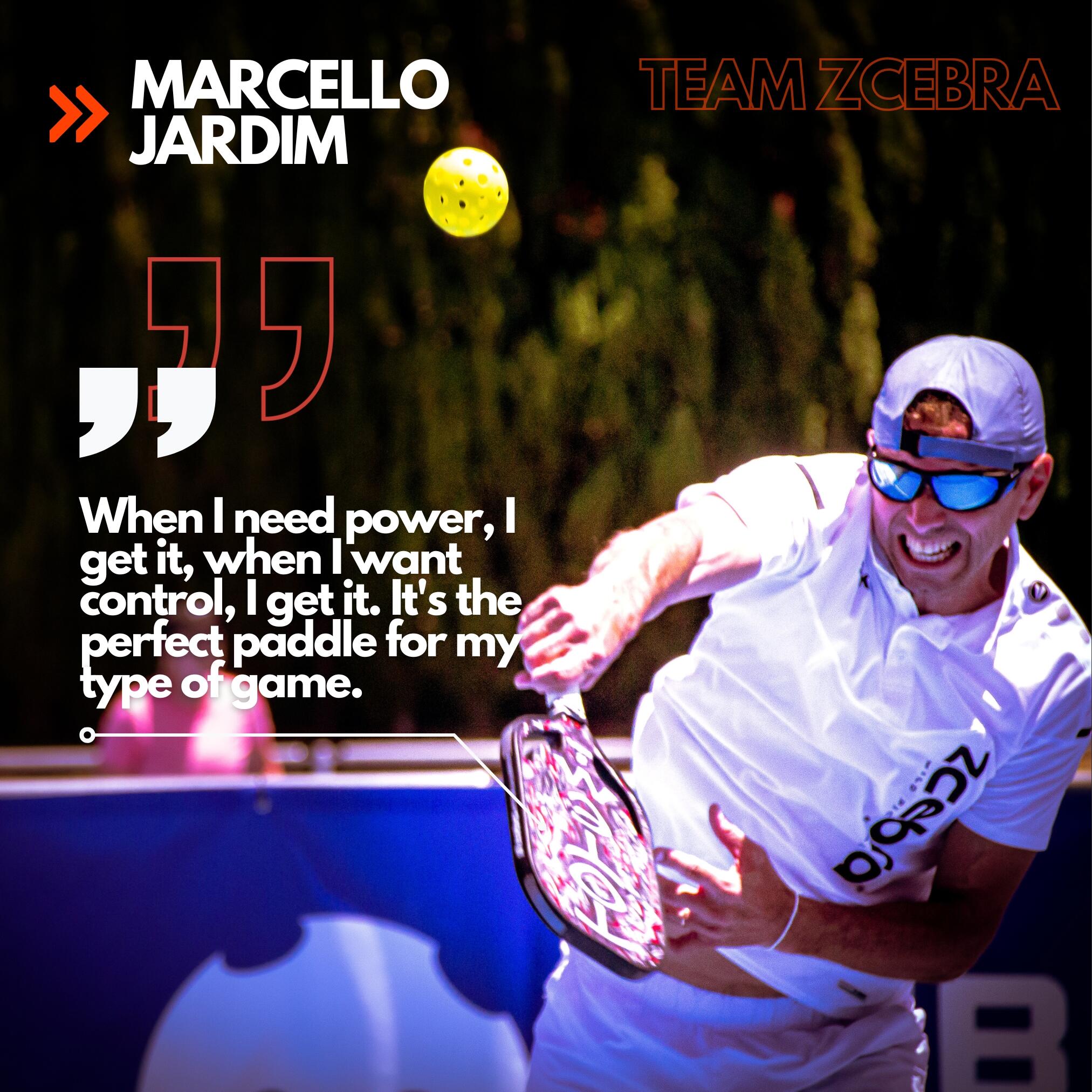 Raquette de pickleball Zcebra TOTEM TRINOM Stream Series en carbone 7/7