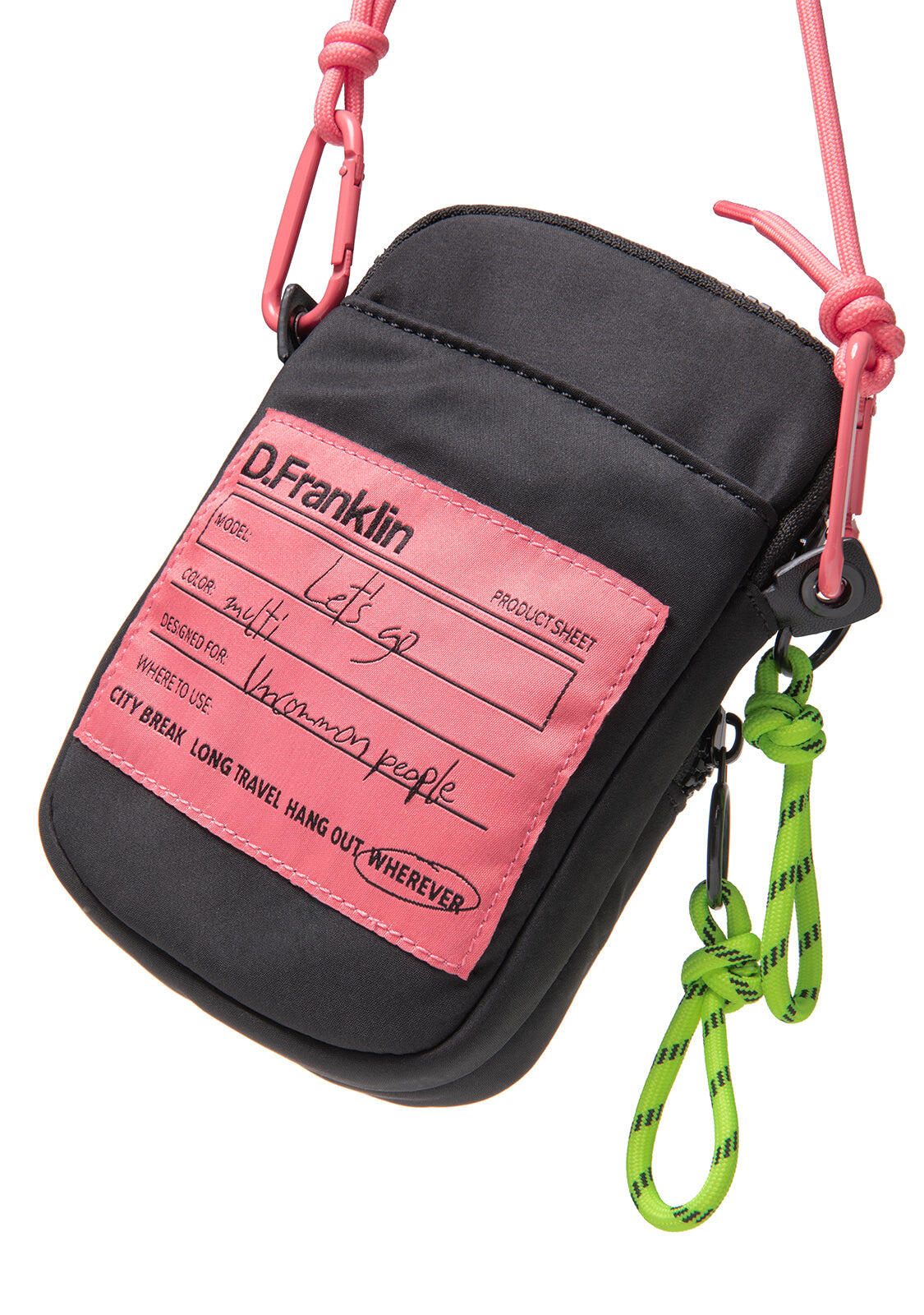Bolso Porta Móviles Bomb Mini Bag en Negro D.Franklin 3/4
