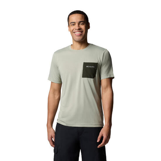 T-shirt Columbia Hike Pocket Crew da uomo