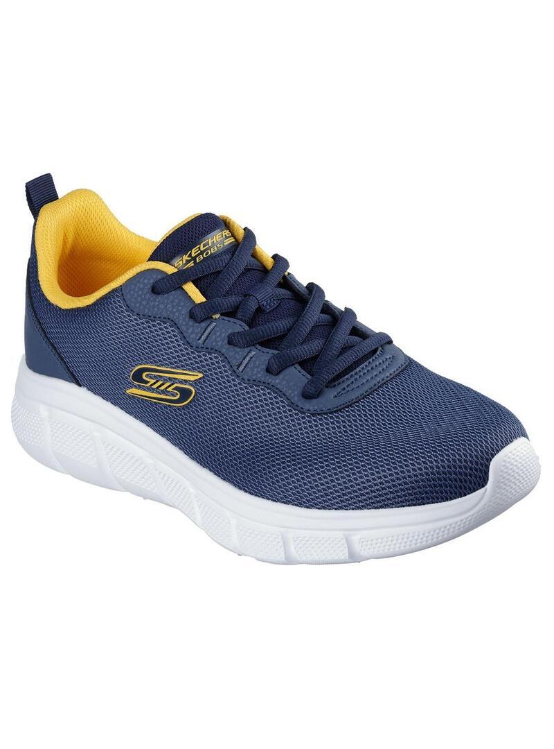 Zapatillas para Hombre Skechers Bobs sports Marino 3/5