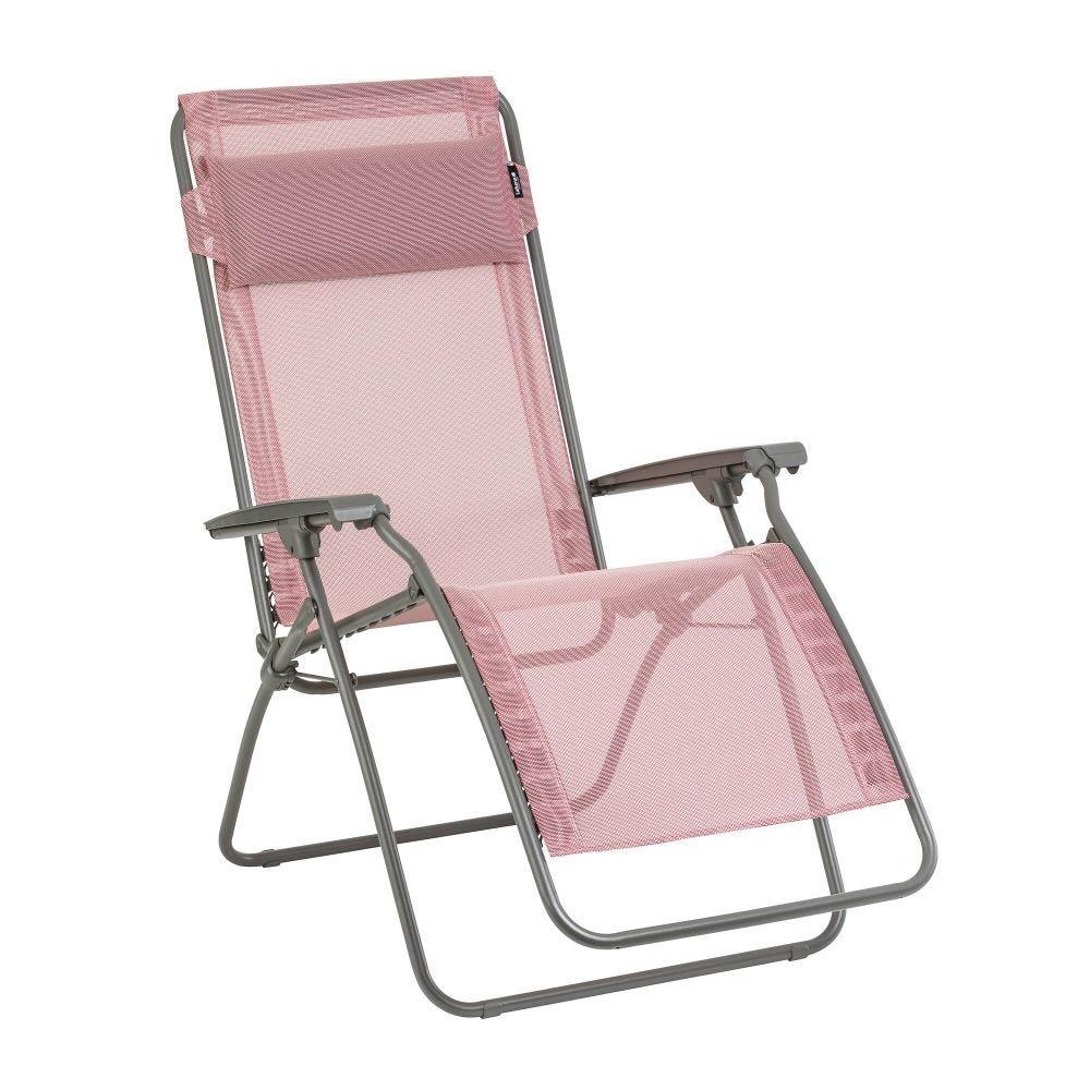 Lafuma Mobilier - Fauteuil Relax Zéro Gravité - Rclip - Rose - Lafuma Mobilier - Bedchair - Rouge - No Size - Decathlon
