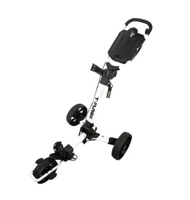 Trilite T-Flash carrello da golf manuale a 3 ruote nero/arancio
