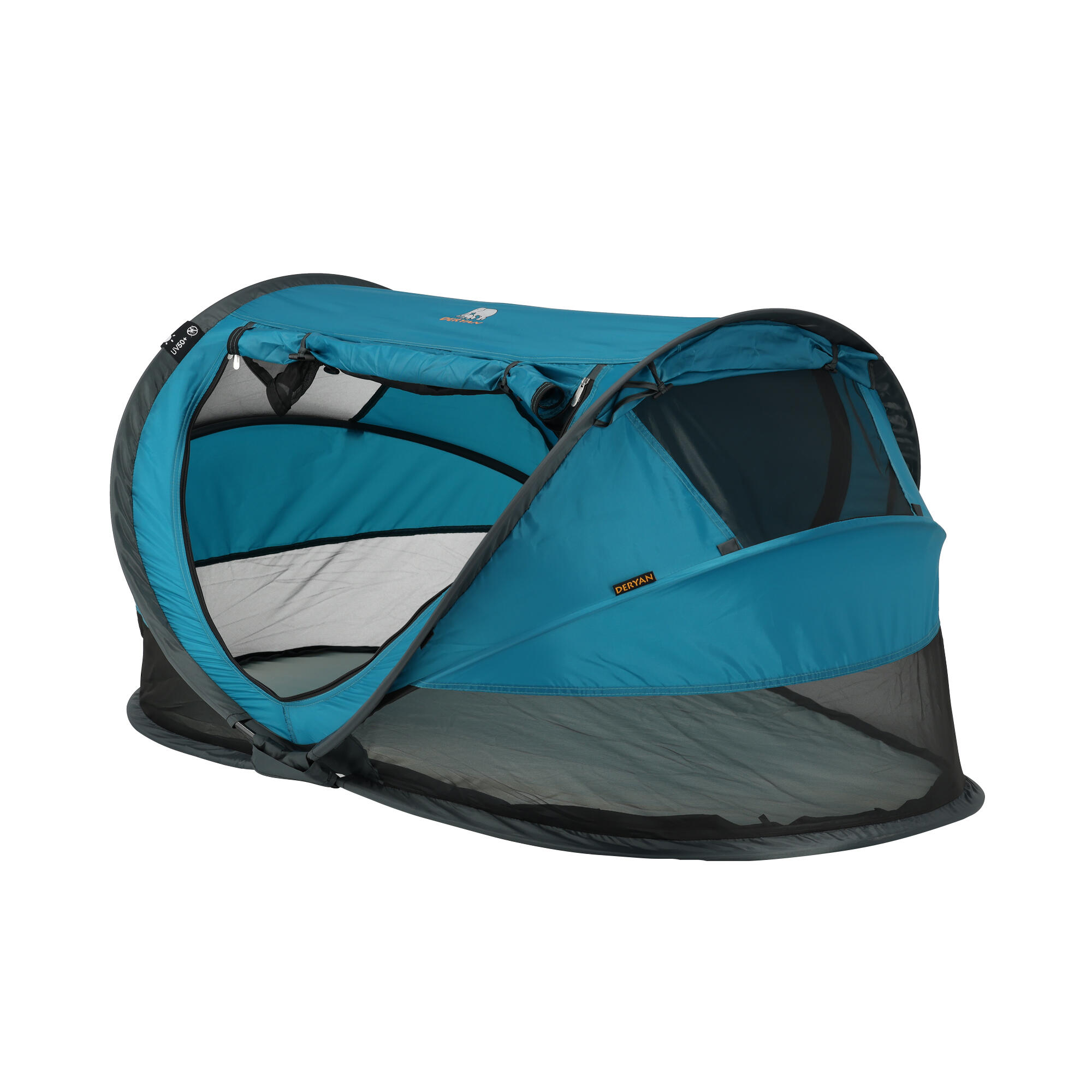 Deryan Lit de camping Peuter Luxe - Avec matelas autogonflant - Océan 2/8