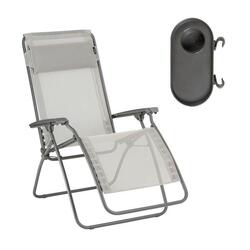 Ensemble fauteuil relax et porte gobelet - RCLIP - Bleu - Lafuma Mobilier