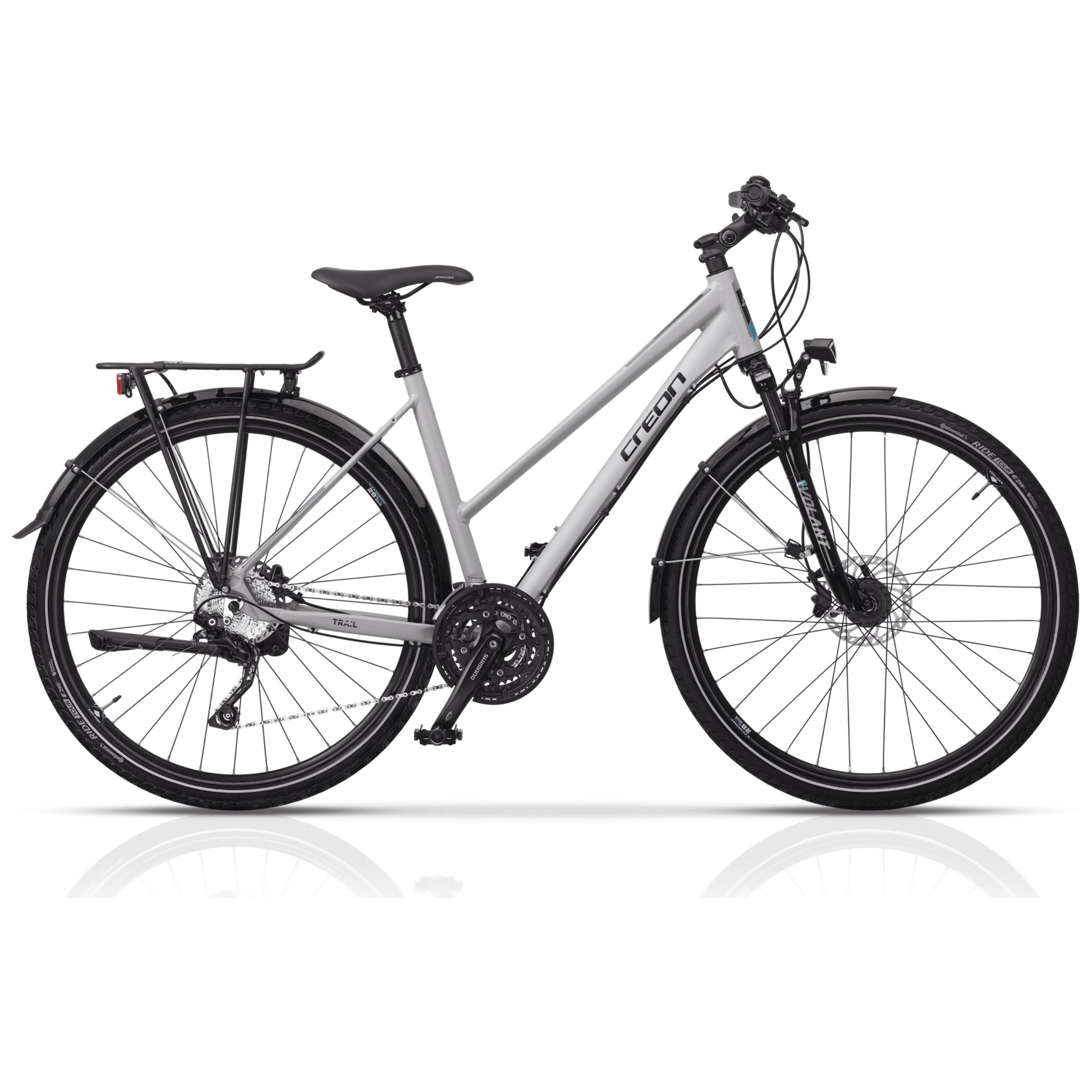 Airtracks - 28" Vélo De Trekking Femme Trail 5.0  Shimano Deore Rd-t6000 Sgs 30-vitesses - Vélo De Voyage - Gris - 45 Cm - Decathlon