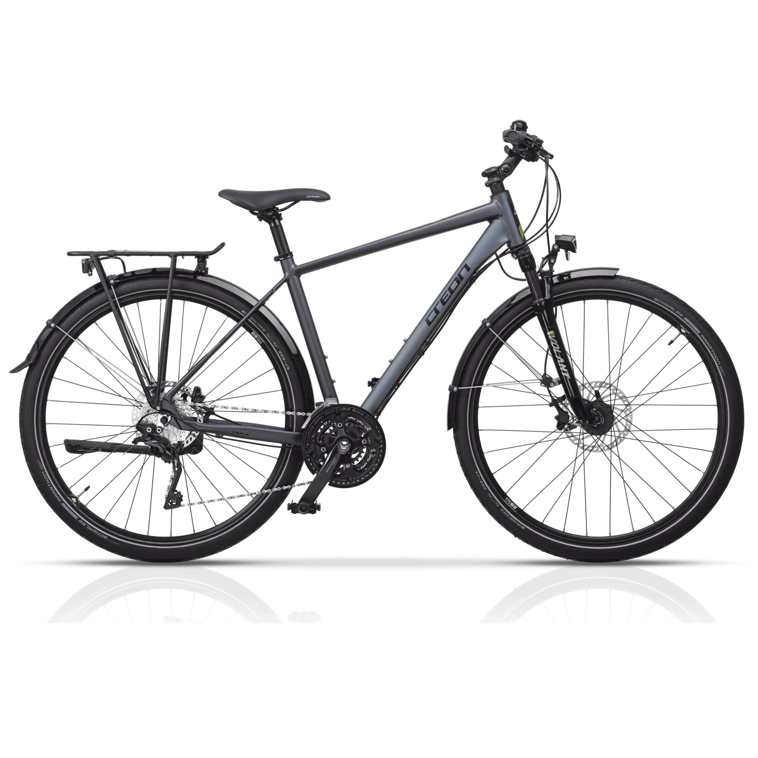 Airtracks - 28 Pouces Hommes Trekking Bicycle 6.0 Trekkingrad Shimano 30 X Gang Deore Xt - Vélo Ville - Bleu - 60 Cm - Decathlon
