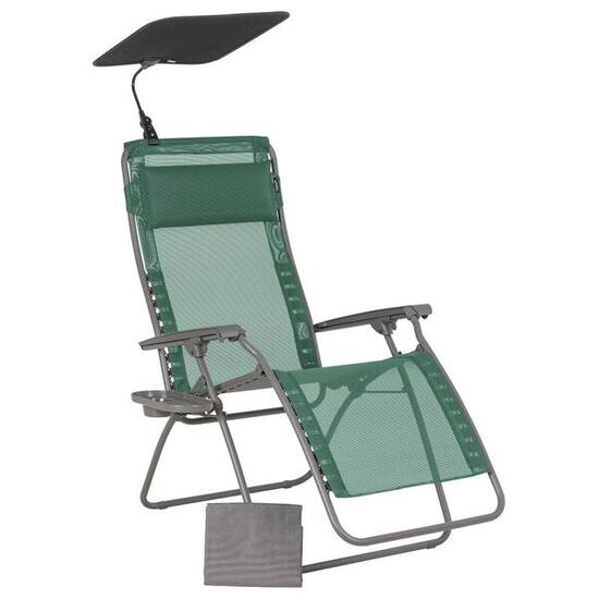 Ensemble fauteuil relax et accessoires - ZEN EDITION - Vert - Lafuma Mobilier