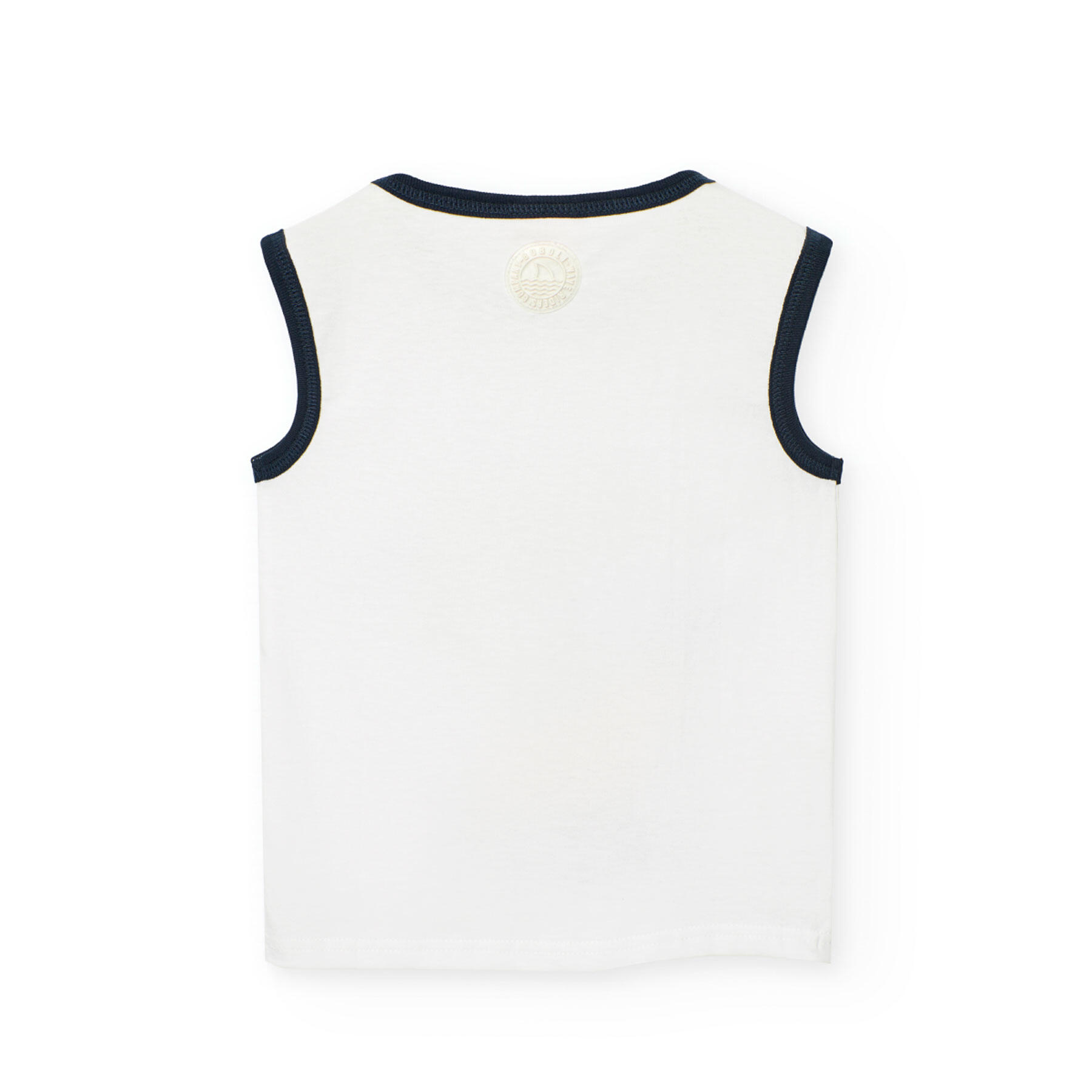 Camiseta Natación Niño Boboli Blanco 2/4