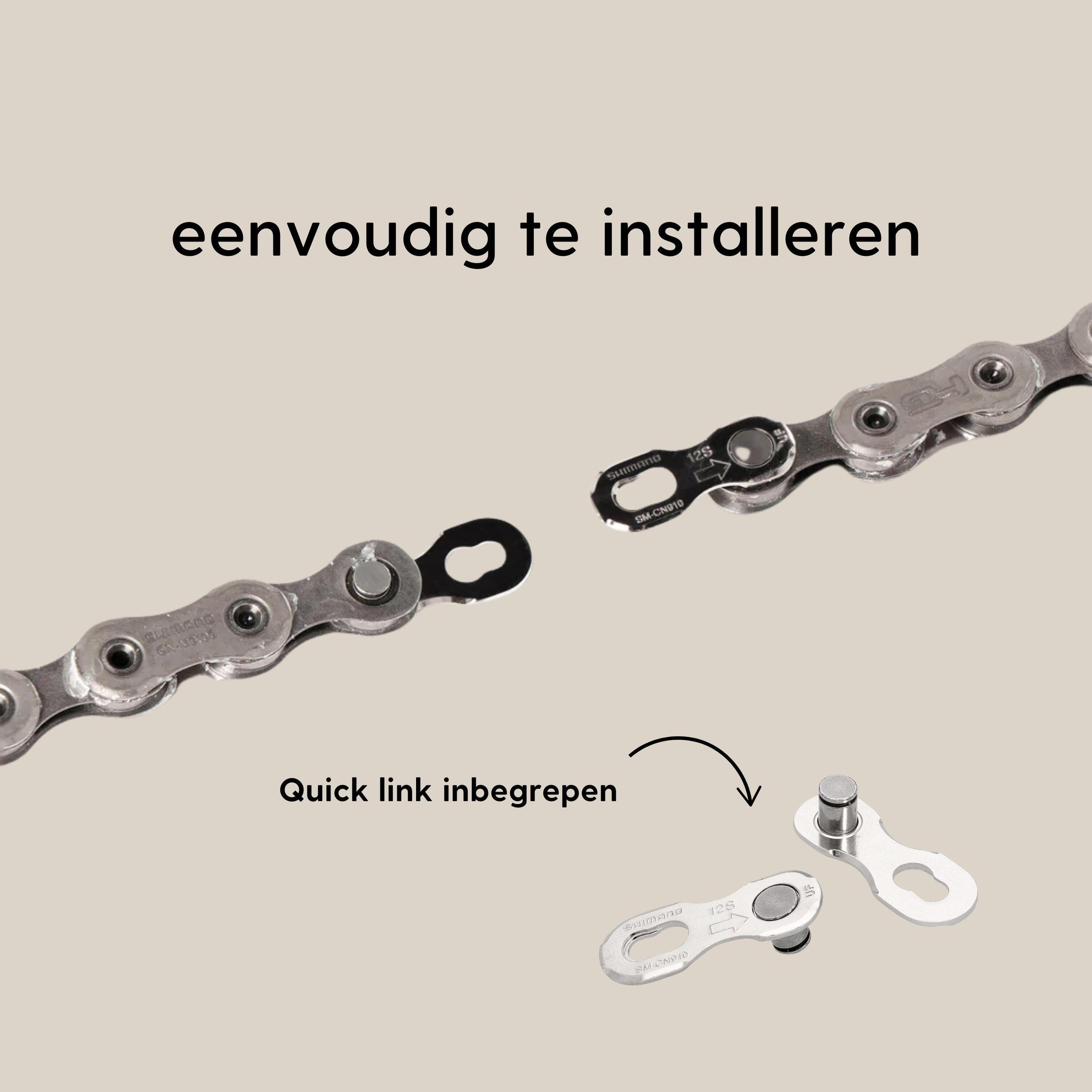 Chaîne Cyclowax pré‑encire Shimano Dura-Ace CN-M9100 12 vitesses 116 maillons 6/7