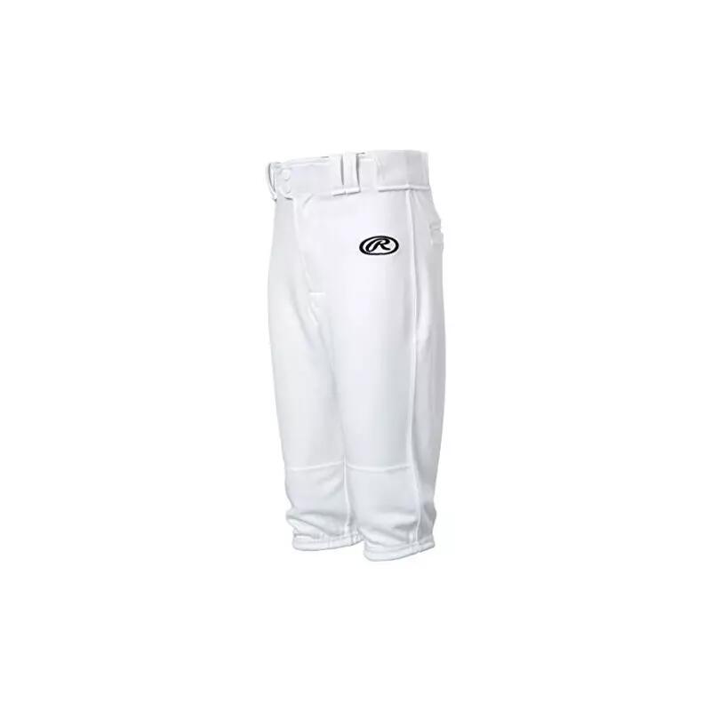 Rawlings ylnchkp calça de malha de lançamento para jovens m branco