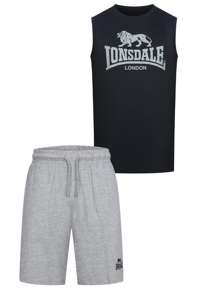 Tank top i zestaw szortów Lonsdale Claremorris