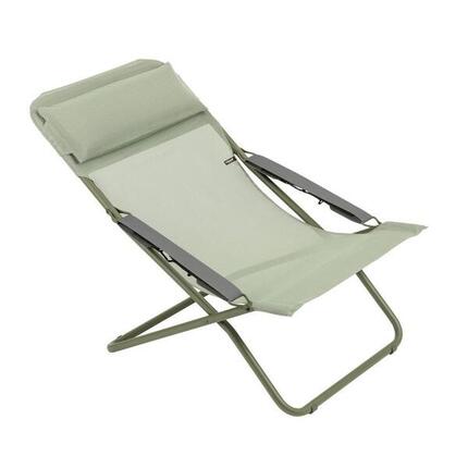 Chaise longue / bain de soleil pliant - TRANSABED - Gris - Lafuma Mobilier