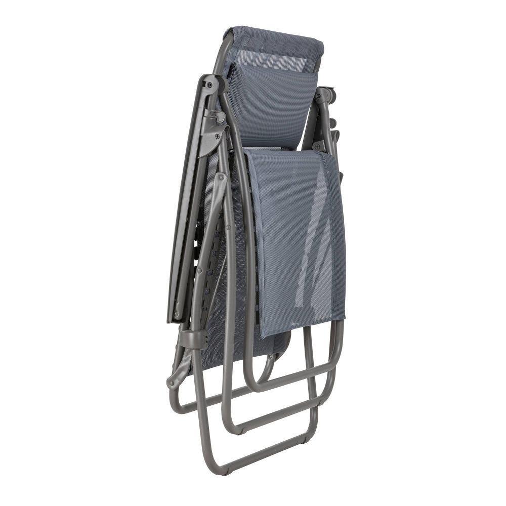 Ensemble fauteuil relax et accessoires - ZEN EDITION - Gris - Lafuma Mobilier 2/7