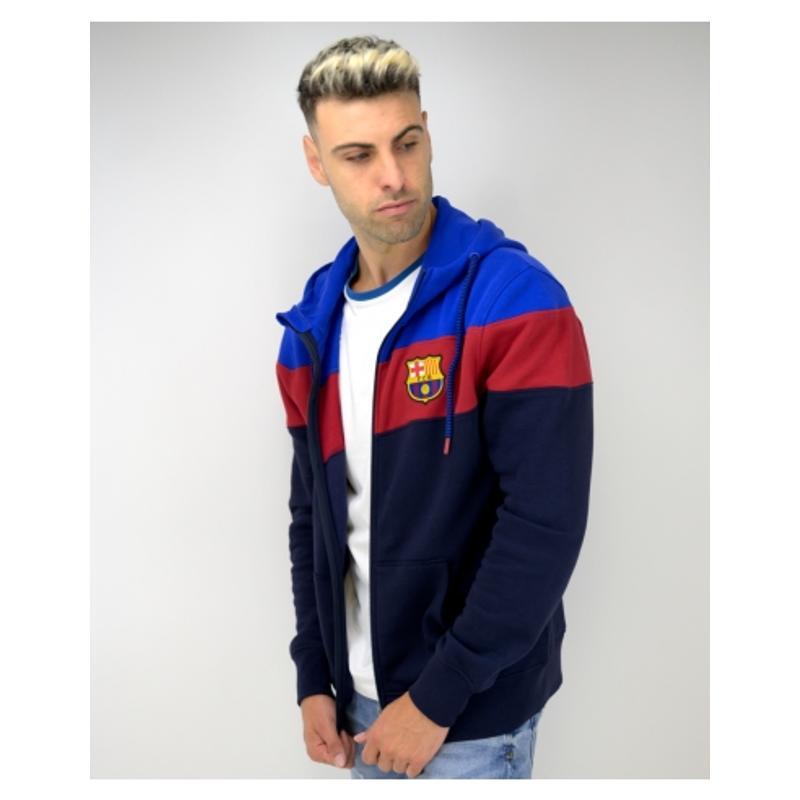 Bluza z kapturem dla dorosłych unisex Barcelona 2024-25 Blaugrana