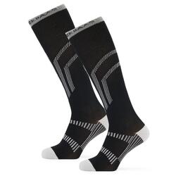Chaussettes de Ski légères 2-pack Blanc