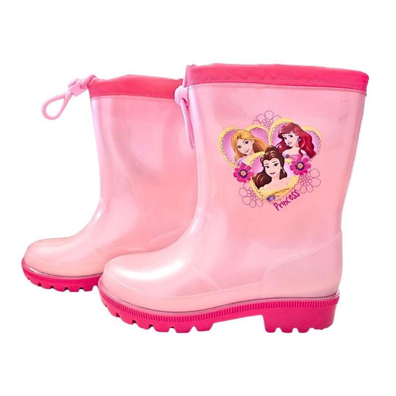 Cizme din cauciuc pentru fete, Perletti, model Disney Princess, 24-25 EU